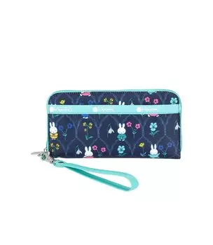 Официальный кошелек TECH WALLET Miffy Garden Floral Accessories [LeSportsac] WRISTLET/3462