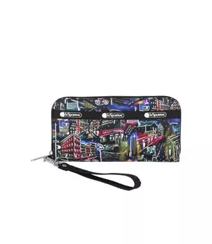 Официальный кошелек TECH WALLET NW Sea Winter Black [LeSportsac] WRISTLET/3462
