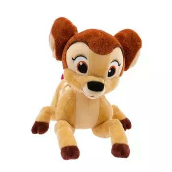 Официальный магазин Disney Bambi Medium Soft - милый персонаж с пушистой текстурой и вышитым атласным плюшем Disney, подходит для всех игрушек, деталей,