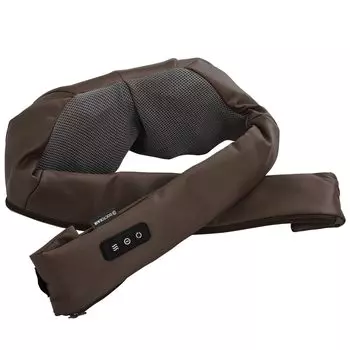 Официальный магазин Doctor Air 3D Массажер для шеи S Массажер Массажер Управляемый медицинский прибор Сертифицированный продукт Шея Плечи Спина Талия День День коричневый