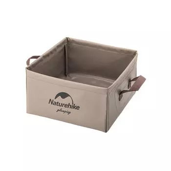 Официальный магазин Naturehike Складное ведро Портативное ведро для сбора воды Наружное рыболовное ведро Большой емкости Отдельно стоящее Портативное Кемпинговое хаки