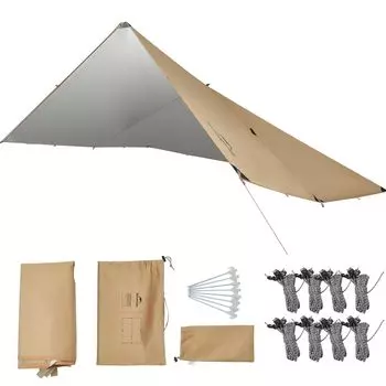 Официальный магазин Naturehike Tarp Rectatarp тент тент солнцезащитный многофункциональный водонепроницаемый тент для кемпинга на открытом воздухе легкий портативный