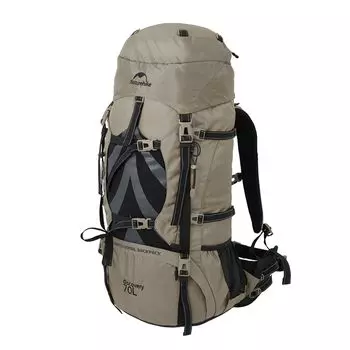 Официальный магазин Рюкзак большой емкости, рюкзак для скалолазания, регулируемая длина спинки, унисекс, многофункциональный чехол от дождя со спасательным свистком для пешего туризма