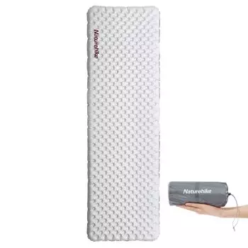 Официальный надувной коврик Naturehike с высоким значением R5.8 3.5 Можно использовать на открытом воздухе при температуре -20°C Толщина 7 см Ультралегкий компактный надувной коврик для кемпинга и скалолазания