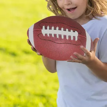 Официальный подарок для американского футбола, легкие аксессуары, мяч для регби, стандартные соревнования Size 3 21cmx12.5cm