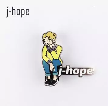 Официальный подростковый значок BTS WORLD J-Hope