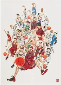 Официальный постер Slam Dunk (Товары Шуэйша)