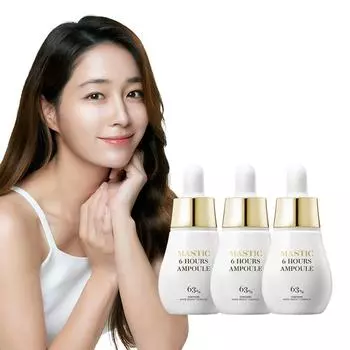 [Официальный представитель головного офиса] Mastina Lee Min-jeong Ampoule White Mastic Six Hours Ampoule 15 мл (капельница), 3 шт.