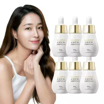 [Официальный представитель головного офиса] Mastina Lee Min-jeong Ampoule White Mastic Six Hours Ampoule 15 мл (капельница), 6 шт.