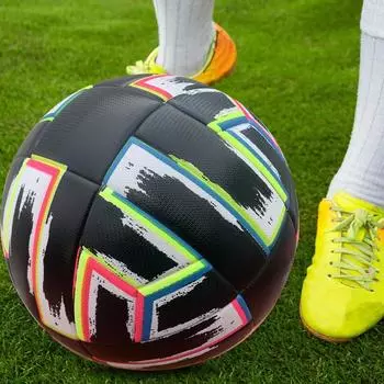 Официальный размер 5, размер 4, футбольный мяч из искусственной кожи, бесшовные футбольные мячи для командных матчей, профессиональное спортивное снаряжение в помещении и на открытом воздухе
