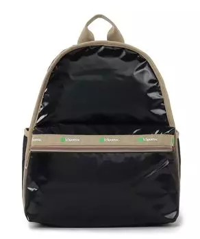 Официальный рюкзак BASIC 50th Black Shine БЕСПЛАТНО [LeSportsac] РЮКЗАК/7812 женский