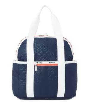 Официальный рюкзак DOUBLE TROUBLE свитер стеганый темно-синий БЕСПЛАТНО [LeSportsac] BACKPACK/2442 женский