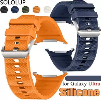 Официальный силиконовый нейлоновый ремешок для Samsung Galaxy Watch Ultra 47 мм, функциональный спортивный ремешок-браслет для Galaxy Watch 7 Ultra 47 мм Galaxy Watch Ultra