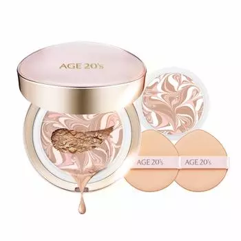 официальный сменный блок включен Signature Essence Moisture Foundation Cushion Pact Refill Light Beige 14 г x 2 шт. AGE20 s + #21