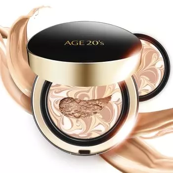 Официальный запасной блок включает в себя Signature Intense Cover Essence Cushion Sunscreen Makeup SPF Ivory 14 г x 2 шт. Тональный крем AGE20 s 71%, 50+ #13