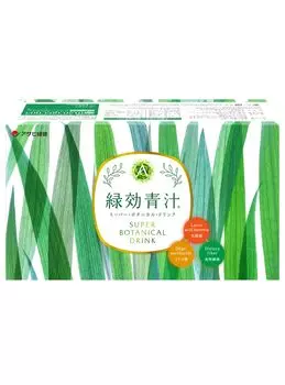 Официальный зеленый сок Asahi Ryokuken Green, 90 пакетиков x 90, диетический порошок из молочной кислоты ячменя (3,5 г пакеты) трава, бактерии, олигосахариды, волокна,