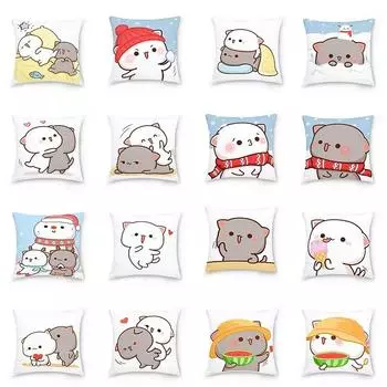 Офис Гостиная Дом Наволочка Мультфильм Милый Узор Наволочка Автомобиль Украшения 40x40cm