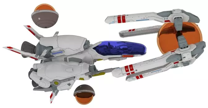 Офис премьер-министра A FINAL3 EVOLVED FINAL3 EVOLVED Общая длина 250 мм пластиковая модель PP162 R-TYPE R-9A (наконечник стрелы) Версия R-TYPE приблизительно. 1/100