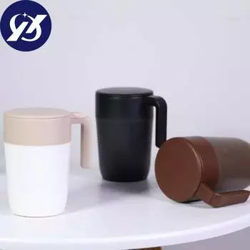 Офисная кофейная чашка 260 мл с сетчатым фильтром, чашка большой емкости для чая, кофе, пива, различных напитков коричневый