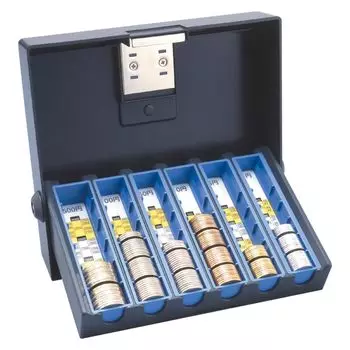 Офисная машина Carl MR-2010N, касса для монет, простой регистратор, счетчик монет, ящик для хранения монет, пластик