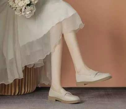 Офисная обувь для женщин 2024 года, элегантные туфли на низком каблуке с квадратным каблуком, обычные кожаные повседневные женские летние туфли, весенняя обувь для молодежи 35