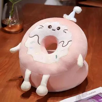 Офисная подушка для сна в обеденный перерыв, летняя прохладная подушка для сна из ледяного шелка, вентиляционное отверстие, студенческая подушка для сна, двойного назначения 35*40*25cm