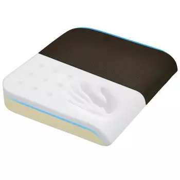 Офисное кресло Shinnwa из толстой высокоэластичной пены с эффектом памяти для 2-слойного моющегося сетчатого чехла High Brown Zabuton, подушка, Zabuton, подушка, квадратная,