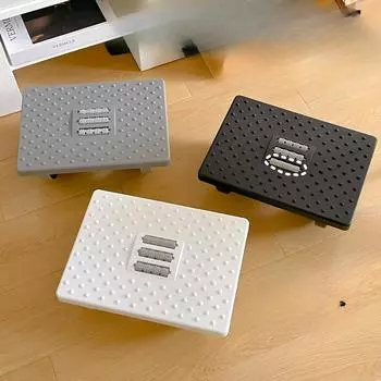 Офисные педали для ног под столом, антиперекрещивающиеся ножки, пуфик для унитаза, массажный стул для ног, табурет для ног белый