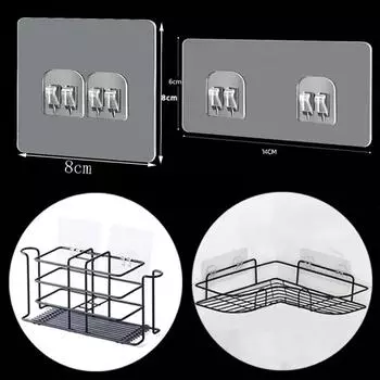 Офисные принадлежности, держатель для кухонных сумок, недорогие вещи с бесплатной доставкой, органайзер для дома, самоклеящиеся крючки, 20/1 шт., товары 1PC