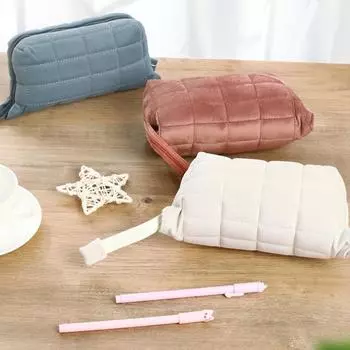 Офисные принадлежности Школьные принадлежности Подушка Плюшевая Вельветовая косметичка Косметичка Коробка для хранения Подушка Плюшевый пенал A1