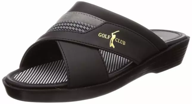 Офисные японские офисные см [M3] Сандалии, мужские сандалии, тапочки, черные, 24.0~24.5 чёрный