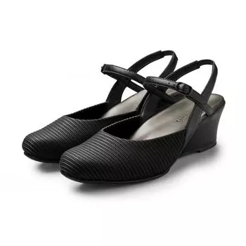 Офисные сандалии Akaishi Arch Fitter Official 115 Sling Mesh для работы стоя и на выход [AKAISHI] (Д 24,0см-24,5см Черный) Работа, Поездки на работу, чёрный