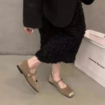 Офисные женские туфли-лодочки на квадратном каблуке, элегантные женские туфли на низком каблуке, обувь класса люкс, весна со скидкой по акции 35