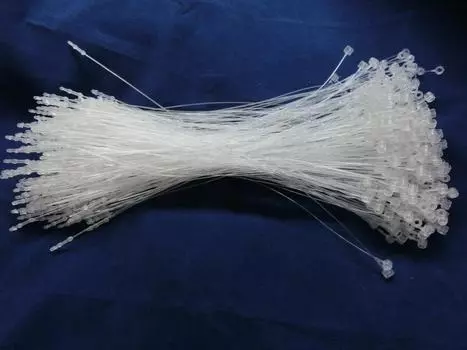 ОФИСНЫЙ ИНСТРУМЕНТ Коммерческая бирка-молния для ценников Прозрачный набор из 5000 шт. Одежда/Одежда (3 дюйма)