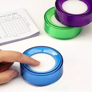 Офисный кассир, банковский кассир, круглый чехол, смачиваемый пальцем, устройство для смачивания пальцев, инструмент для подсчета денег random color