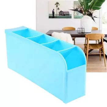 Офисный школьный ящик для хранения карандашей настольный органайзер для канцелярских принадлежностей 4 сетки