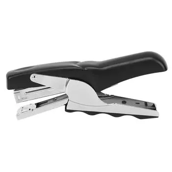 Офисный степлер, инструмент для экономии труда, школьные принадлежности, зажим черного цвета для коллекции поделок