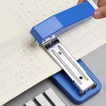 Офисный степлер, вращающийся на 360 градусов, прочная конструкция, 25 листов, степлер для переплета, товары для дома белый