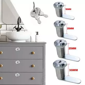 Офисный замок почтовый ящик замок металлический сплав 16/20/25/30 мм 16 mm