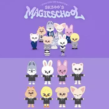 Оформите предзаказ 4-я фан-встреча Stray Kids Школа магии SKZOO SKZOO Plush Original ver.
