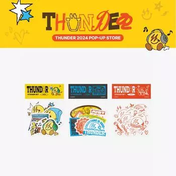 Набор наклеек ATEEZ THUNDER POP-UP 2024 года Original ver.