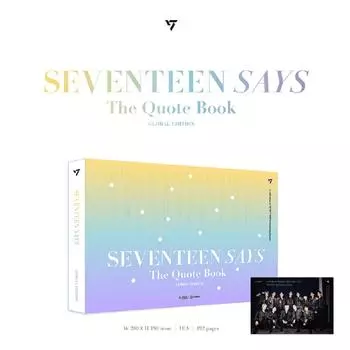 SEVENTEEN SAYS Книга цитат Глобальное издание