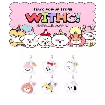 Оформите предзаказ STAYC к 3-й годовщине WithC! Мини-брелок для лица