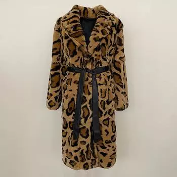 OFTBUY 2024, осенне-зимняя расширенная цельнокожаная универсальная куртка из импортного меха кролика рекс, женская модная теплая шуба с мехом L