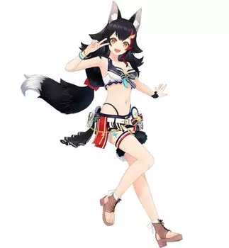 Ogami Mio Acrylic Stand Hololive Summer Splash Party Official Merchandise ver.