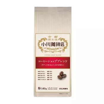 Ogawa Coffee Shop Coffee Shop Blend Powder 140g x 3 pieces