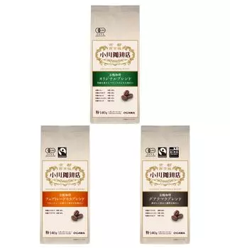 Ogawa Coffee Shop Organic Coffee Assortment Set (Ground) [Bulk Purchase]