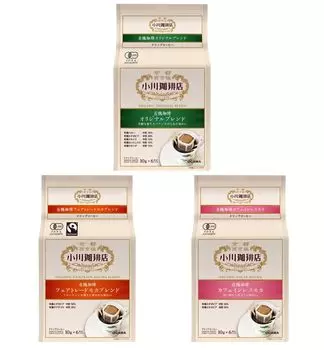 Ogawa Coffee Shop Organic Coffee Assortment Set (Drip) [Bulk Purchase]
