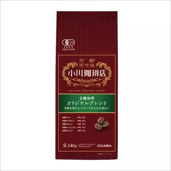 Ogawa Coffee Shop Organic Coffee Original Blend Beans 140g x 3 pieces
