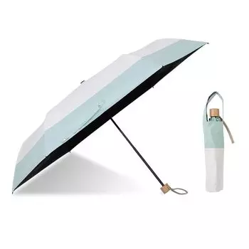 Ogawa Folding Mint Completely UV Heat Water For Both Sunny and Rainy Family Cynthia 54618 Parasol, Umbrella, Women s Umbrella, Off-White, Green,
